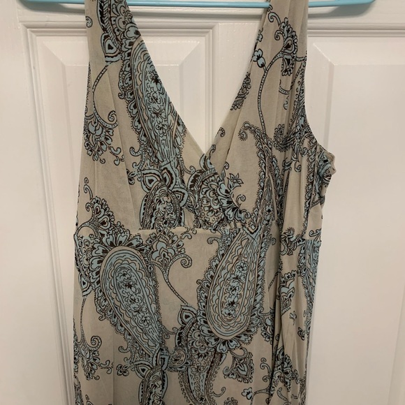 Michael Kors light blue and beige tank top. Size XL - Picture 7 of 10
